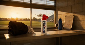 PROcan emergency preparedness equipment in a stadium locker room